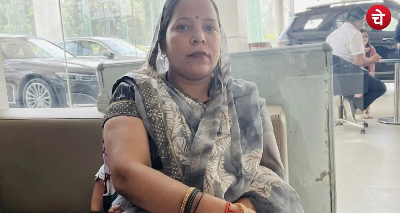 File photo of a woman who sustained burns in a gas explosion in Bareilly